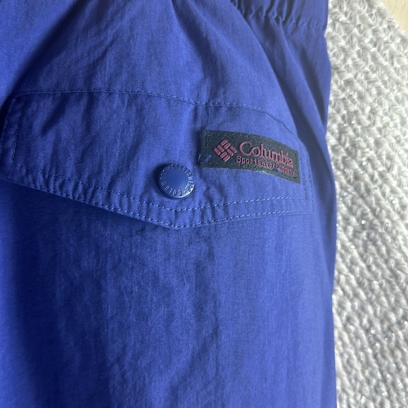 Blue Columbia vintage windbreaker track pants - Picture 5 of 9